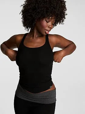 Relaxed Rib Boyfriend Tank Top