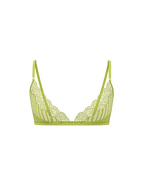 Tease Sheer Stripe Triangle Bralette