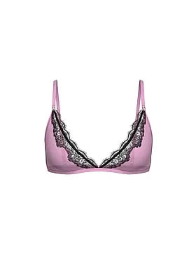Tease Sheer Shimmer Triangle Bralette