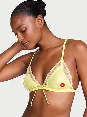 Tease Satin Kiss Triangle Bralette