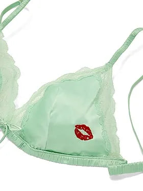 Tease Satin Kiss Triangle Bralette