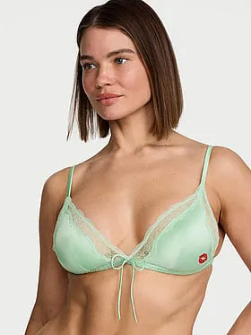 Tease Satin Kiss Triangle Bralette