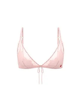 Tease Satin Kiss Triangle Bralette