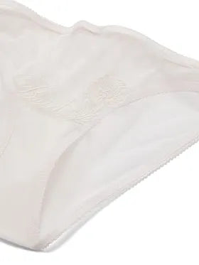 Satin & Mesh Bride Bikini Panty
