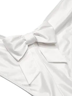 Satin Bow-Back Brazilian Panty