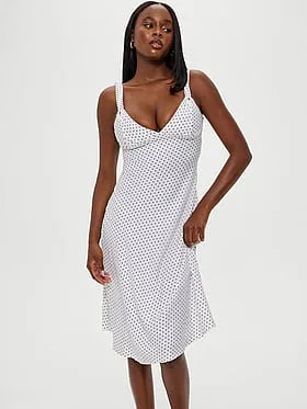 Aurora Satin Midi Dress