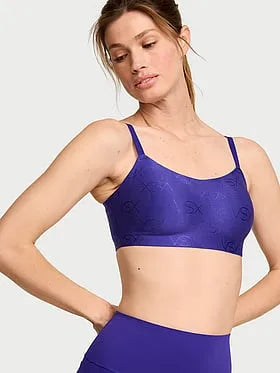 VSX LUXShine Logo Stretch-Comfort Sports Bra