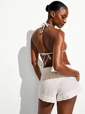 Beachwear Linen Shorts