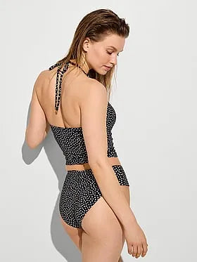 Essential Scoop Halter Tankini Top