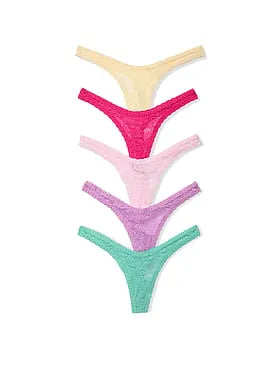 5-Pack PINK Winkâ¢ Micro Thong Panties