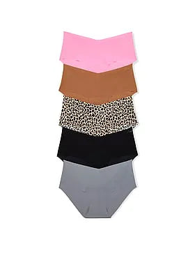 5-Pack No-Show Hiphugger Panties