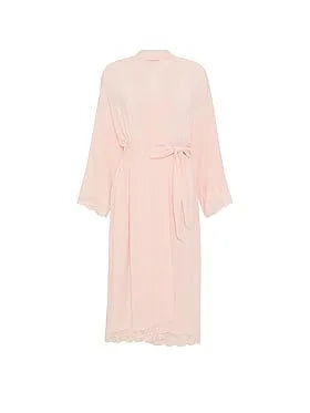 SoSoftâ¢ Modal Lace-Trim Robe