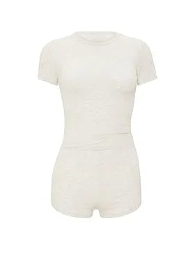 SoSoftâ¢ Modal Ribbed Tee & Shortie Set