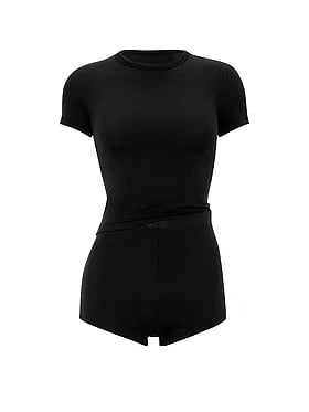 SoSoftâ¢ Modal Ribbed Tee & Shortie Set