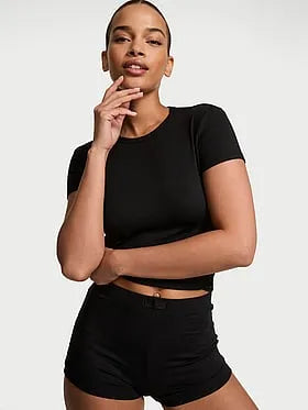 SoSoftâ¢ Modal Ribbed Tee & Shortie Set