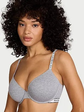 Cotton Lightly Lined Demi Bra