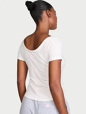 VS Iconic Rib Scoop Tee