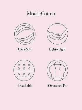 Modal-Cotton Keyhole Slip Dress