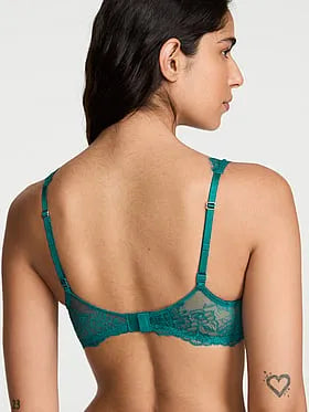 Rose Lace Uplift Balconette Bra