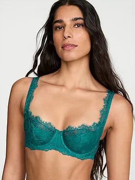 Rose Lace Uplift Balconette Bra