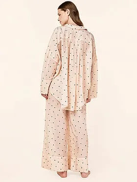 Hearts Full-Length Cotton PJ Set