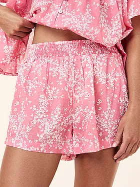 Cheri Blossom Gathered Boxer PJ