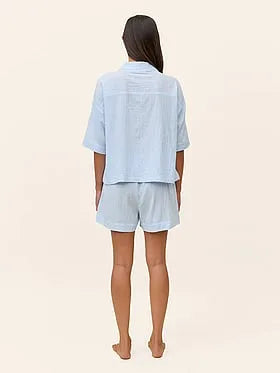 Sabrina Stripe Boxer Pajama Set