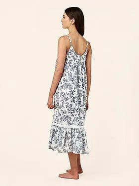 Nostalgia Strappy Lace-Trim Nightie