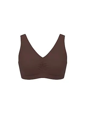 Seamless Plunge Pumping Bra