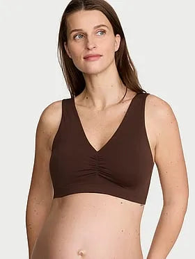 Seamless Plunge Pumping Bra
