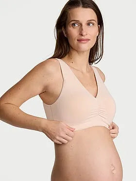 Seamless Plunge Pumping Bra