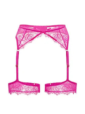 Rose Lace Bows Garter Belt
