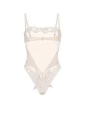 Frou Frou Embroidery Bow-Back Teddy