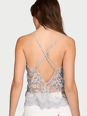 Lace Scallop-Hem Cami