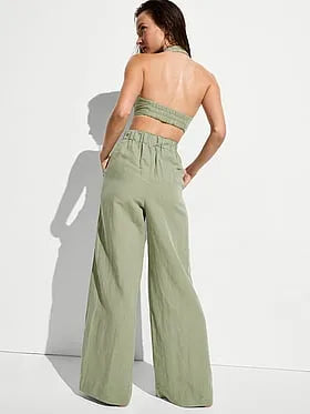 Beachwear Linen Pants