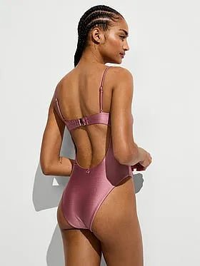Glam Rings Twist One-Piece Swimsuit