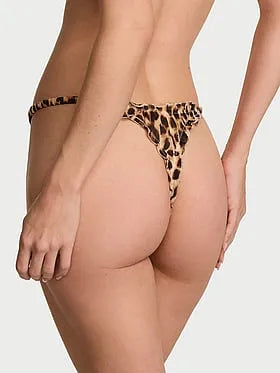 Geo Leo Mesh Ruffled String Thong Panty