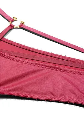 Strappy-Back Ring Hardware Cheeky Panty