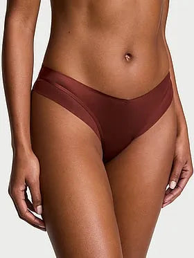 Sheer Reveal Mesh-Trim Strappy-Back Cheeky Panty