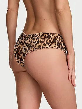 Geo Leo Mesh Ruffled Cheeky Panty