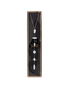 Faux Pearl Drop Necklace