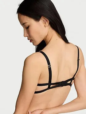 Shine Leo Hardware Strappy Peekaboo Demi Bra