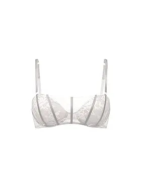 Rose Lace Gradient Shine Bandeau Bra