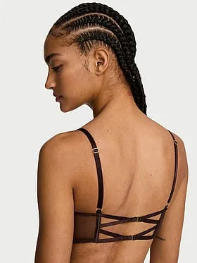 Geo Leo Embroidery Lightly Lined Bra Top