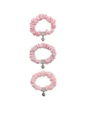 3-Pack Heritage Stripe Skinny Charm Scrunchie Set
