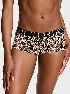 Exploded Logo Cotton Boyshort Panty