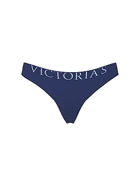 Exploded Logo Cotton Thong Panty