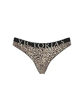 Exploded Logo Cotton Thong Panty