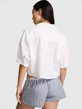Coastal Cutie Tie-Front Sleepshirt