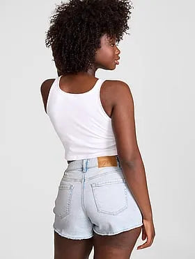 Denim by PINK High-Rise A-Line Shortie